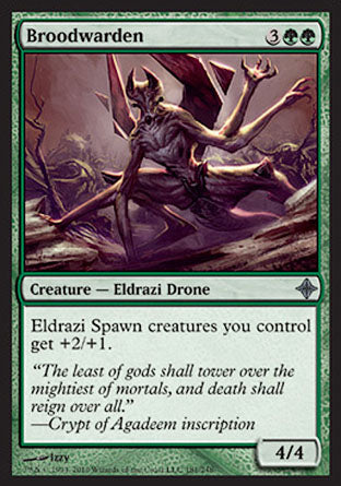 Broodwarden (Rise of the Eldrazi) Light Play