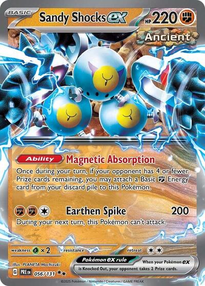 Sandy Shocks ex - 056 (SV: Prismatic Evolutions) Near Mint Holofoil