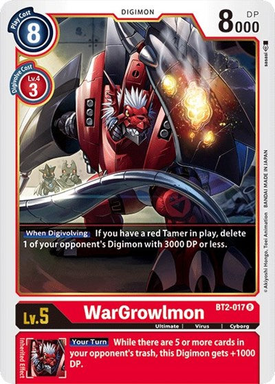 WarGrowlmon (Release Special Booster) Near Mint