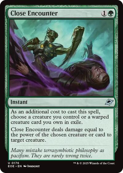Close Encounter (Edge of Eternities) Near Mint - Nick Nack's Full Frontal Attack