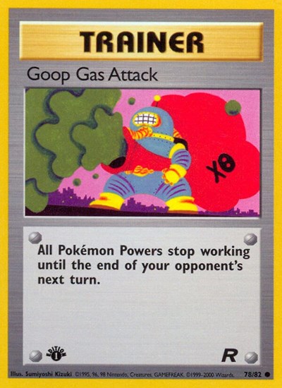 Goop Gas Attack (Team Rocket) Light Play 1st Edition