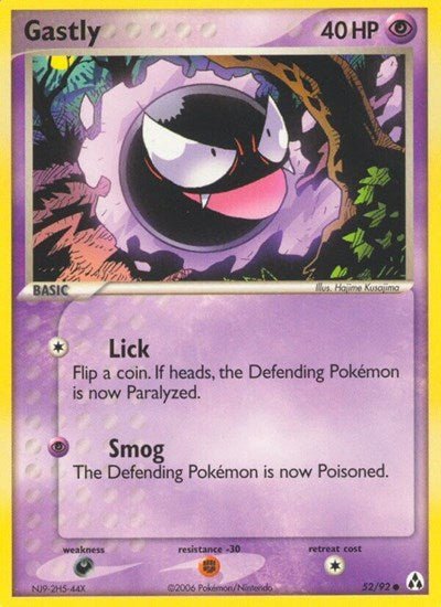 Gastly (Legend Maker) Light Play - Nick Nack's Full Frontal Attack