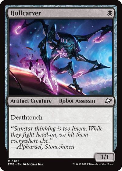 Hullcarver (Edge of Eternities) Near Mint Foil - Nick Nack's Full Frontal Attack