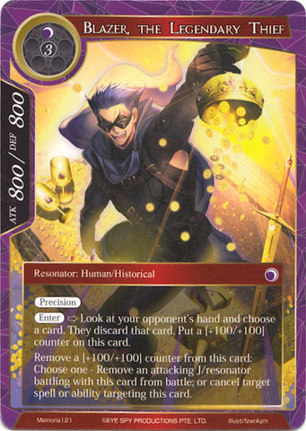 Blazer, the Legendary Thief (Memoria121) [Alice Origin Memoria Cards]