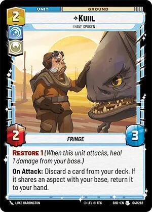 Kuil I Have Spoken (Shadows of the Galaxy) Near Mint - Nick Nack's Full Frontal Attack