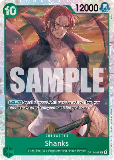 Shanks (028) (Carrying On His Will) Near Mint Foil - Nick Nack's Full Frontal Attack