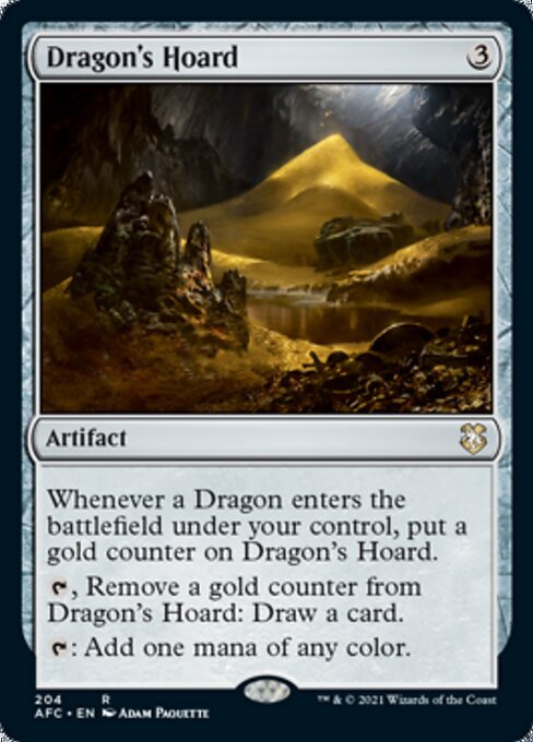 Dragon's Hoard (Commander 2021 Forgotten Realms) Near Mint - Nick Nack's Full Frontal Attack