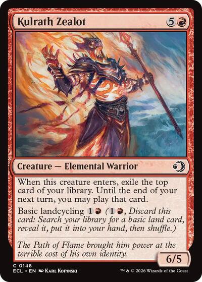 Kulrath Zealot (Lorwyn Eclipsed) Near Mint - Nick Nack's Full Frontal Attack