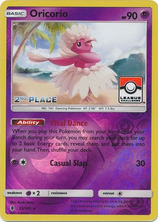 Oricorio (55/145) (Promoción de la liga, 2.° lugar) [Sol y Luna: Albor de los guardianes] 