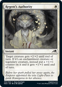 Regent's Authority (Kamigawa: Neon Dynasty) Near Mint Foil