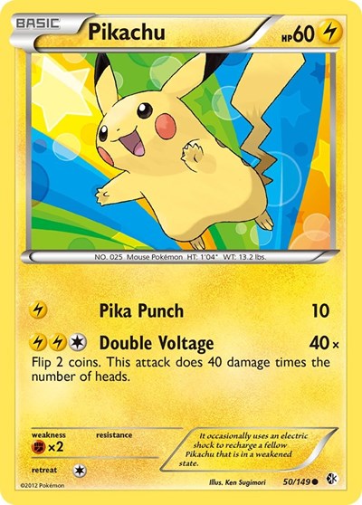 Pikachu (Boundaries Crossed) Near Mint