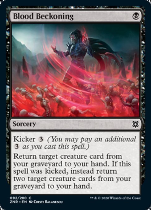 Blood Beckoning (Zendikar Rising) Near Mint - Nick Nack's Full Frontal Attack
