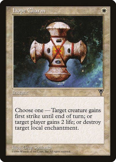 Hope Charm (Visions) Light Play - Nick Nack's Full Frontal Attack