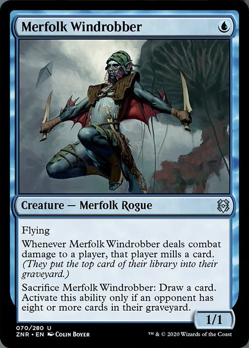 Merfolk Windrobber (Zendikar Rising) Near Mint - Nick Nack's Full Frontal Attack