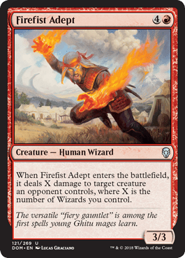 Firefist Adept (Dominaria) Near Mint - Nick Nack's Full Frontal Attack