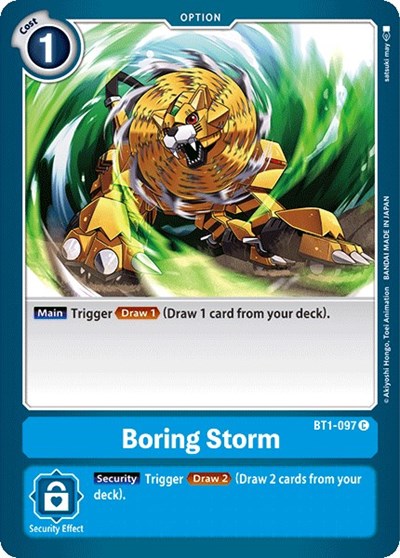 Boring Storm (Release Special Booster) Near Mint