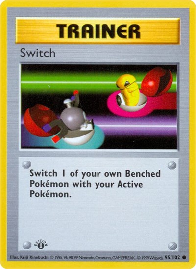 Switch (Base Set (Shadowless)) Medium Play Unlimited