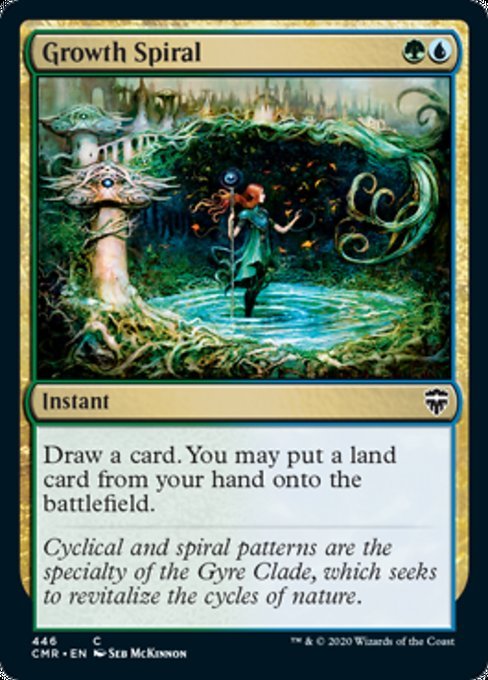 Growth Spiral (Commander 2020 Commander Legends) Near Mint - Nick Nack's Full Frontal Attack