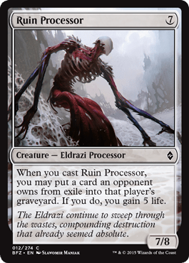 Ruin Processor (Battle for Zendikar) Near Mint - Nick Nack's Full Frontal Attack