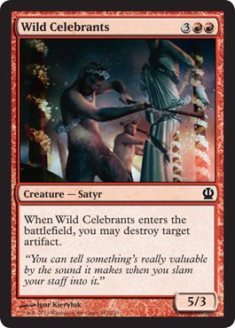 Wild Celebrants (Theros) Near Mint - Nick Nack's Full Frontal Attack
