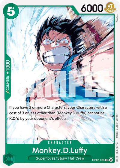 Monkey.D.Luffy (033) (500 Years in the Future) Near Mint - Nick Nack's Full Frontal Attack