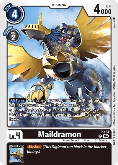 Maildramon (Store Tournament 2024 Oct. Dec. Participation Pack) (Digimon Promotion Cards) Near Mint - Nick Nack's Full Frontal Attack