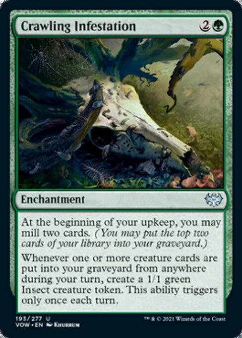 Crawling Infestation (Innistrad: Crimson Vow) Near Mint - Nick Nack's Full Frontal Attack
