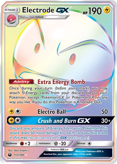 Electrode GX (Secret) (SM - Celestial Storm) Near Mint Holofoil