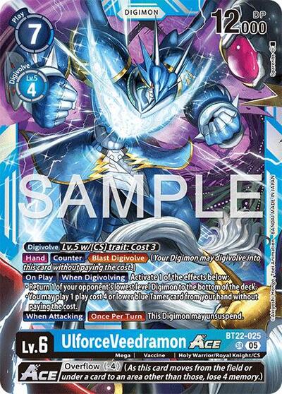 UlforceVeedramon ACE (Cyber Eden) Near Mint Foil