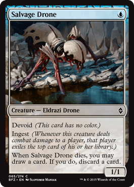 Salvage Drone (Battle for Zendikar) Near Mint - Nick Nack's Full Frontal Attack