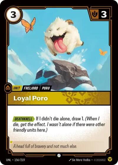Loyal Poro (Unleashed) Near Mint
