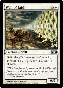 Wall of Faith (Magic 2010 Core Set) Near Mint - Nick Nack's Full Frontal Attack