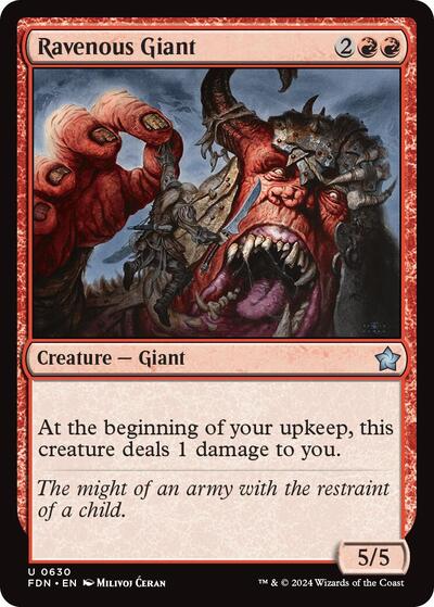 Ravenous Giant (Foundations) Near Mint