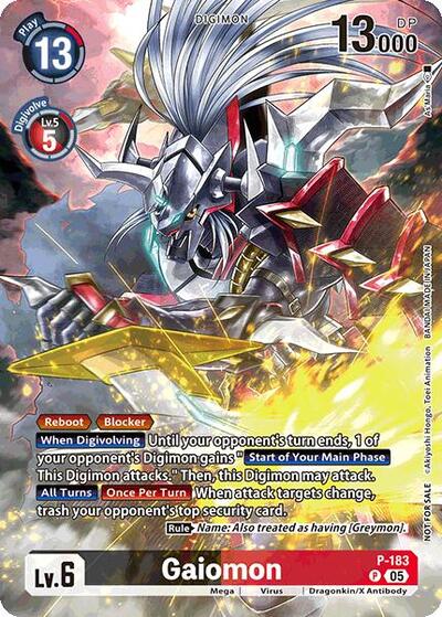 Gaiomon (BT-21: Illustration Celebration Pack) (World Convergence) Near Mint