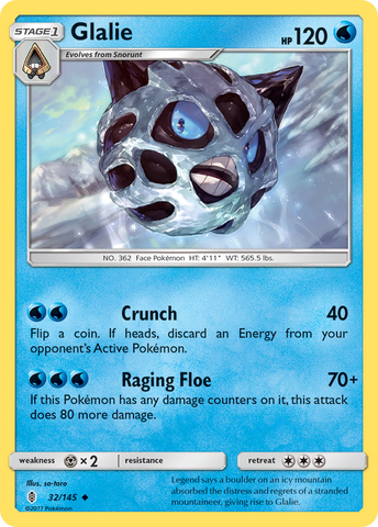 Glalie (32/145) [Soleil et Lune : Gardiens Rising] 