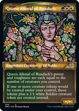 Queen Allenal of Ruadach (Showcase) (Dominaria United) Near Mint - Nick Nack's Full Frontal Attack