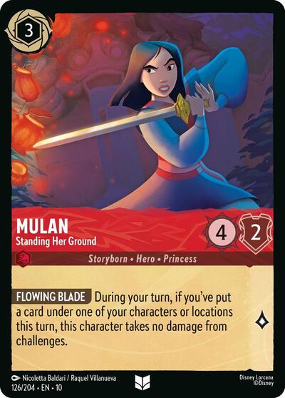 Mulan - Standing Her Ground (Whispers in the Well) Near Mint - Nick Nack's Full Frontal Attack