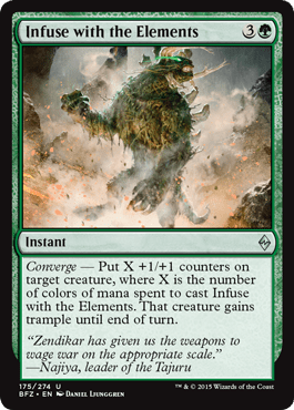 Infuse with the Elements (Battle for Zendikar) Near Mint - Nick Nack's Full Frontal Attack
