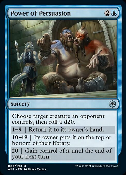 Power of Persuasion (Adventures in the Forgotten Realms) Near Mint - Nick Nack's Full Frontal Attack