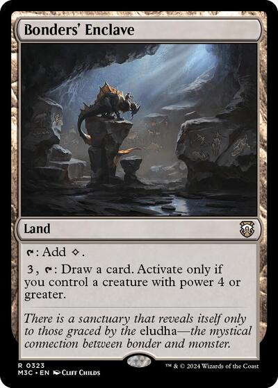 Bonders' Enclave (Commander: Modern Horizons 3) Near Mint - Nick Nack's Full Frontal Attack