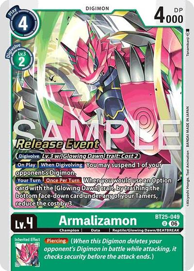 Armalizamon (Dual Revolution Release Event Cards) Near Mint