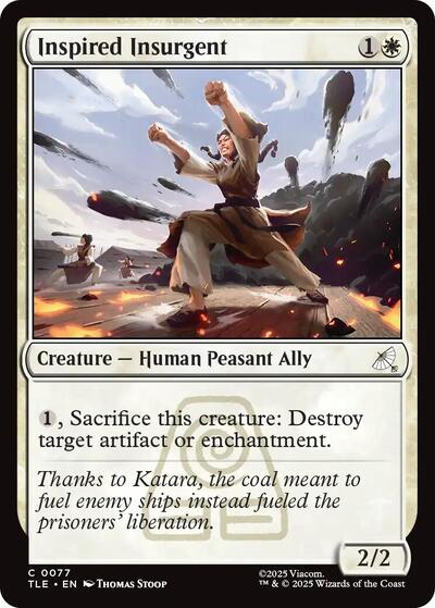 Inspired Insurgent (Avatar: The Last Airbender: Eternal - Legal) Near Mint - Nick Nack's Full Frontal Attack