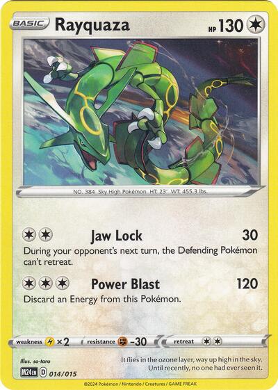 Rayquaza (McDonald's Promos 2024) Near Mint