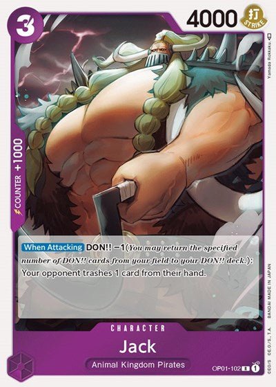 Jack (Romance Dawn) Near Mint Foil - Nick Nack's Full Frontal Attack