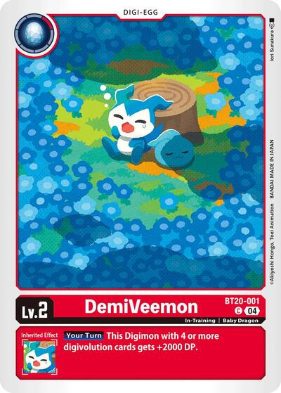 DemiVeemon (Release Special Booster 2.5) Damaged / Poor