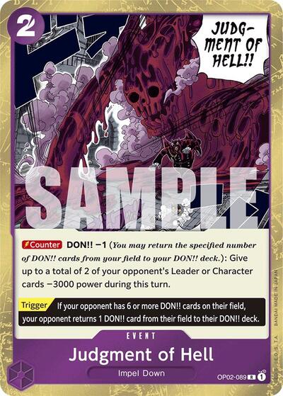 Judgment of Hell (Jolly Roger Foil) (Premium Booster) Near Mint Foil