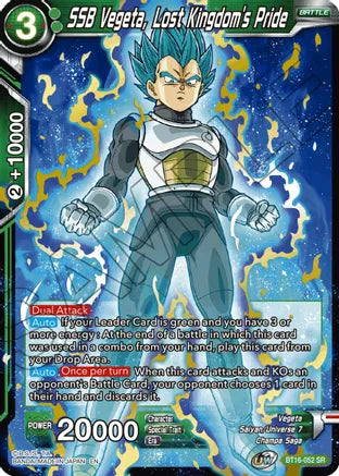 SSB Vegeta, Orgullo del Reino Perdido [BT16-052] 