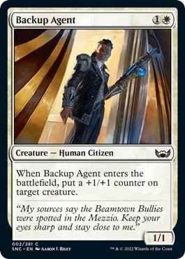 Backup Agent (Streets of New Capenna) Near Mint - Nick Nack's Full Frontal Attack