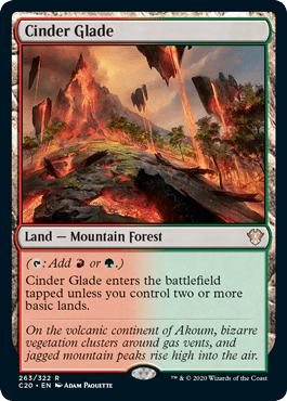 Cinder Glade (Commander 2020 Ikoria) Near Mint - Nick Nack's Full Frontal Attack