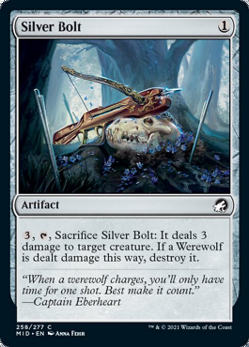 Silver Bolt (Innistrad: Midnight Hunt) Near Mint - Nick Nack's Full Frontal Attack